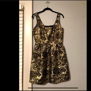 Bb Dakota dress gold and black